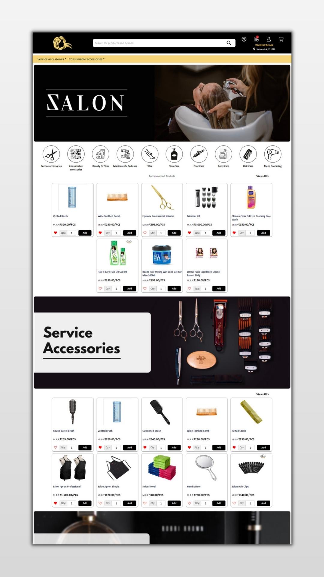 Beauty &amp; Wellness E-commerce Theme Desktop 1