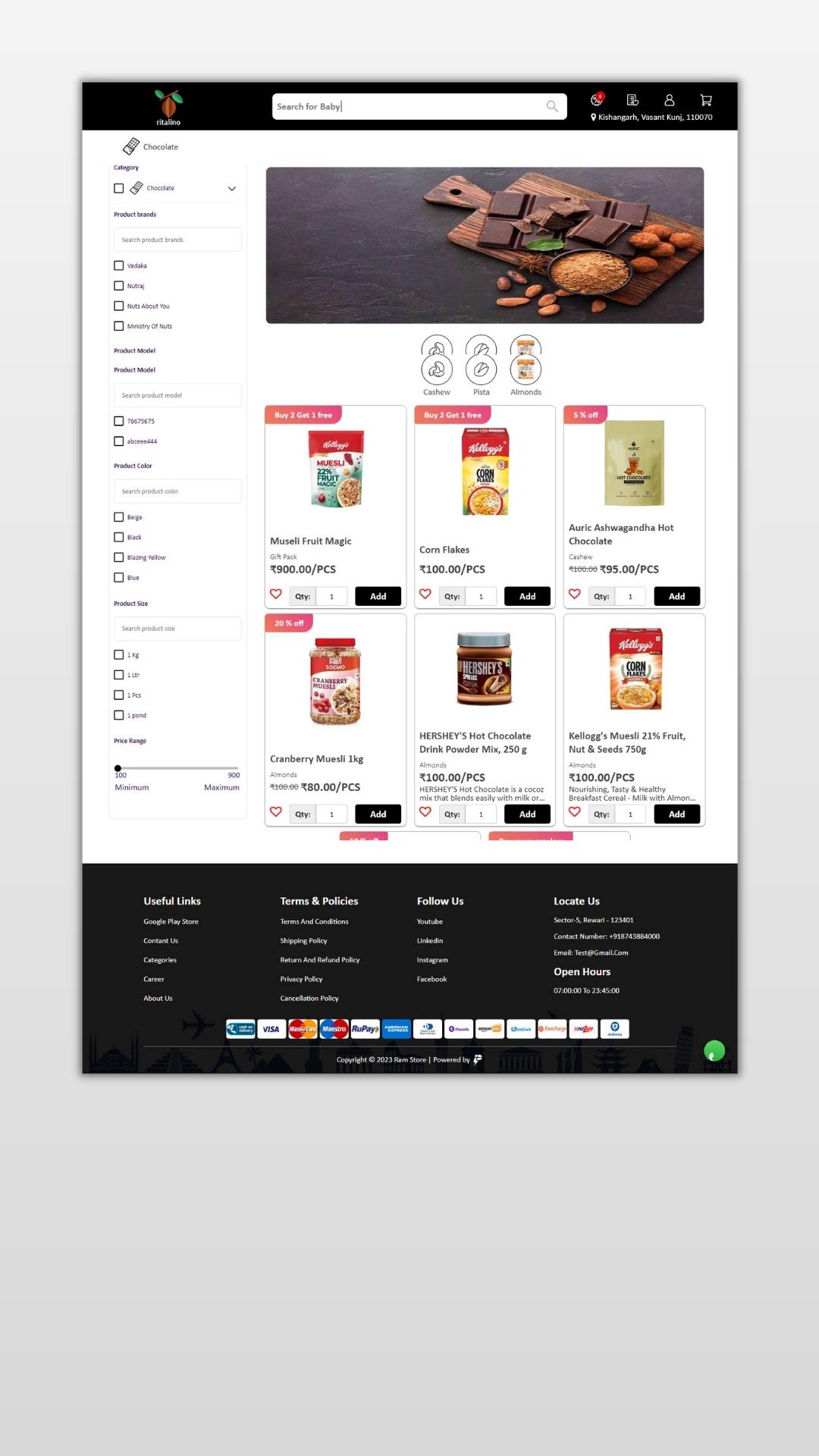 Food E-commerce Theme Desktop 3